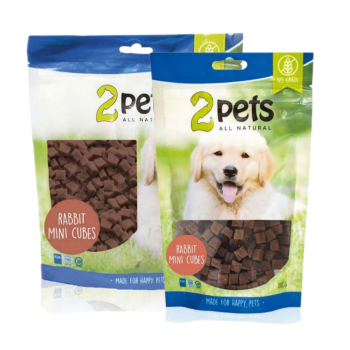 2pets Dogsnack Rabbit MiniCubes