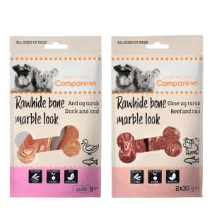 Råhudsben, köttlindat 2-pack